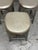 Metal Restoration Hardware Remy Backless Counter Stools, Set of Three For Sale - Image 7 of 12