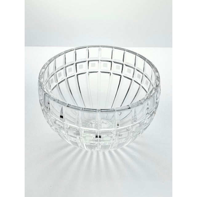 Waterford (Marquis) “Quadrata” Crystal Serving or Decorative Bowl 7 5/8” Signed Excellent condition. No chips, cracks, or...