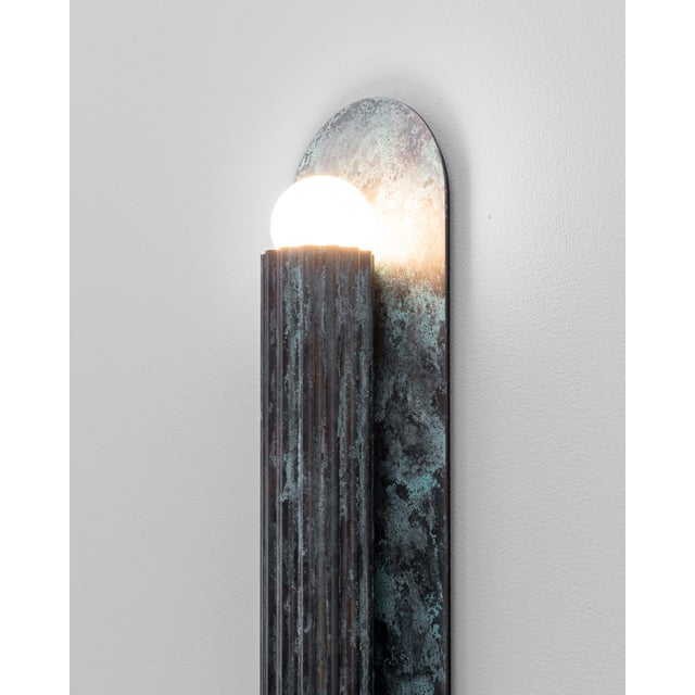 Metal Industrial Vesta Wall Sconce Extra-Large For Sale - Image 7 of 18
