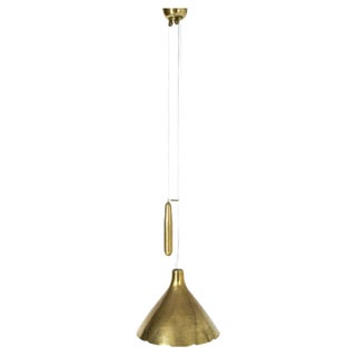 Brass Pendant Lamp by Paavo Tynell For Sale