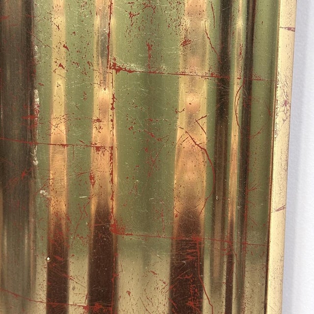 Large Mirror with Faux Gold Leaf Frame from Deknudt, Belgium, 1980s For Sale - Image 9 of 15