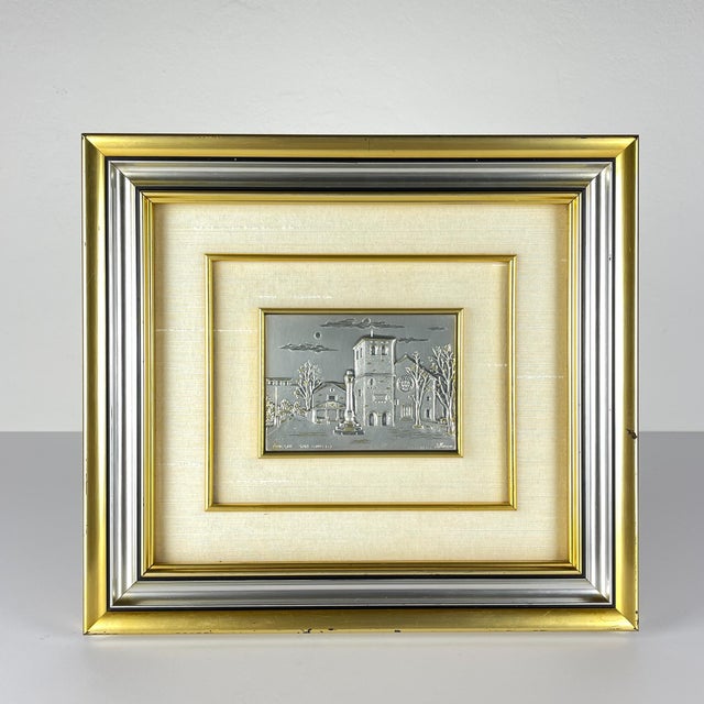 Vintage Silver Relief Picture from Alliani, Italy, 1970s | Chairish