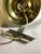 Vintage Brass & Glass Starburst Chandelier 16" Hanging Ceiling Light Fixture For Sale - Image 12 of 13