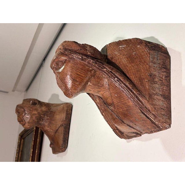 Architectural Elements of Fantastic Figures, 1500s, Set of 2 For Sale - Image 5 of 8