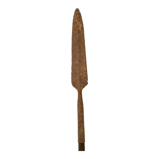 Kuba Spear with Iron Blade 69 Inch Congo For Sale