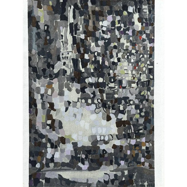 Maria Vieira Da Silva, Composition, 1956, Stencil For Sale