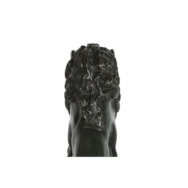 Metal Rare French Antique Bronze Sculpture of “Seated Lion No. 4” After Antoine-Louis Barye For Sale - Image 7 of 12