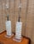 1970s A Pair of Vintage Mid Century Modern Stacked Lucite Blocks Table Lamps in the Karl Springer Style. Circa 1970s For Sale - Image 5 of 17