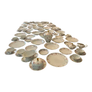 Schumann Bavaria Azberg Sch745 China Set- 105 Pieces "Mint" Condition Mid 20th Century.