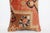 Red Vintage Tribal Wool Rug Pillow -Rustic Home Decor Sitting Cushion -17'' X 27'' For Sale - Image 8 of 10