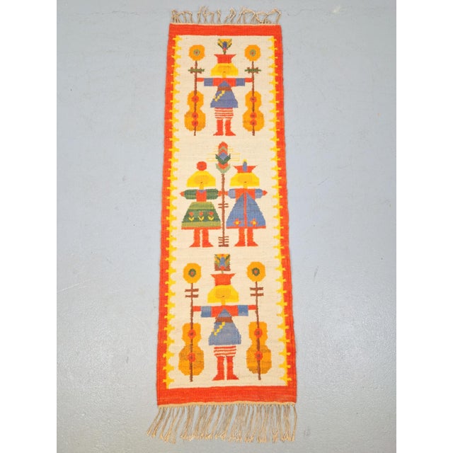 1960s Vintage Chapel Kilim by Maria Domanska for Wawel Broste Kobe, Denmark, 1960s For Sale - Image 5 of 10