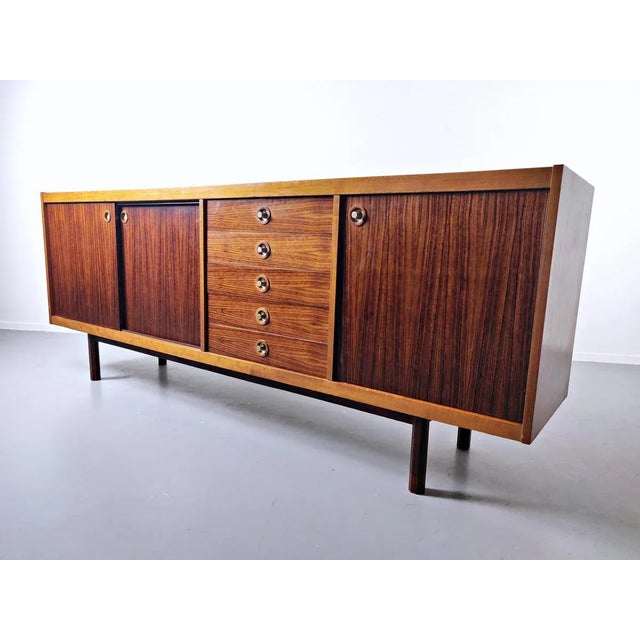 Brown Sideboard by Georges Coslin, 1950s For Sale - Image 8 of 9