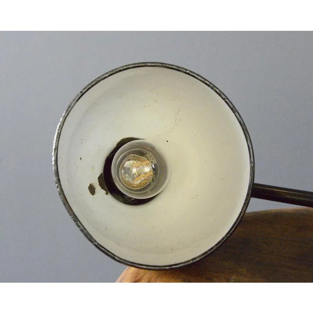 Metal Zirax Table Lamp by Schneider, 1930s For Sale - Image 7 of 9