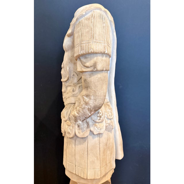 Life-Size Carved Marble Torso of a Roman Soldier, 20th Century For Sale - Image 13 of 15