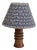 Vintage Table Lamp with Turned Pine Wood Base and Shade by Lamplove, 1970s For Sale