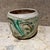 Mid-Century Modern Nemadji Ceramic Indian Art Pottery Green Brown Vase Moose Lake For Sale - Image 3 of 5