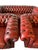 Red Leather Chesterfield Sofa and Armchairs, Set of 3 For Sale - Image 8 of 9