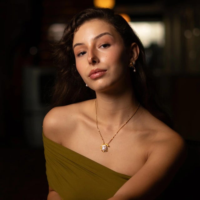 Metal Eternal Wisdom Turtle Pearl & Ruby Necklace For Sale - Image 7 of 9