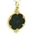 A distinctive vintage pendant crafted in 18K yellow gold, centered by an ancient coin displayed within a sculptural...