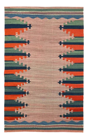 Handwoven Wool Kilim Rug