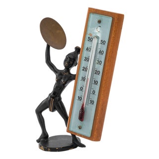 Small Table Thermometer, Vienna, 1950s For Sale
