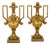 Large Empire Vases with Gilt Handles, Set of 2 For Sale