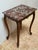 Wood Antique French Louis XV Rouge Griotte Marble Top Accent Table For Sale - Image 7 of 12