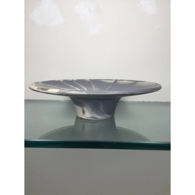 Studio Linie flared bowl in iconic Queensbury marble swirl. Limited run with selected pieces made by renowned artist Uta...