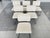 Modeled after the iconic Cesca chairs designed by Marcel Breuer, these 6 dining chairs consist of tubular chromed steel...