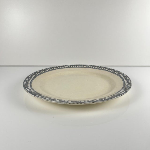 Round Ironstone Dish from Salins, 1890s For Sale - Image 3 of 12