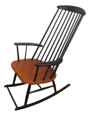 Scandinavian Rocking Chair by Ilmari Tapiovaara for Asko, 1950s