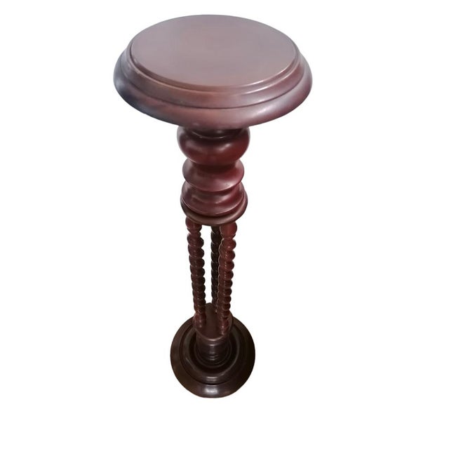 Tortile Spiral Wooden Column, 1950s For Sale - Image 6 of 6