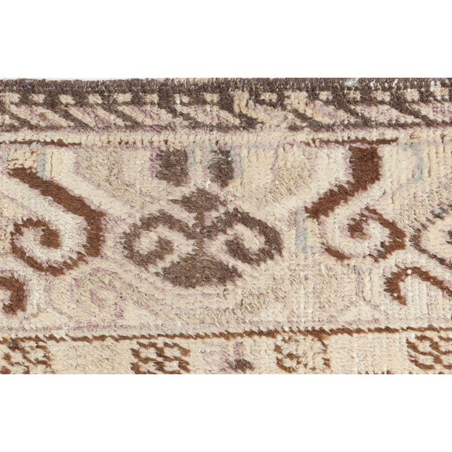 Brown Midcentury Samarkand Handwoven Wool Rug Doris Leslie Blau For Sale - Image 8 of 10