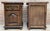 Wood Pair of Spanish Wooden Bedside Cabinets With Drawer and Door, Mid 20th Century For Sale - Image 7 of 9