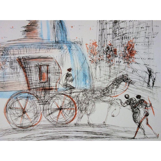 Salvador Dali, New York City, Plaza, Lithograph For Sale - Image 3 of 8