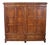 Large Antique 19th Century 4-Door Wardrobe in Walnut For Sale