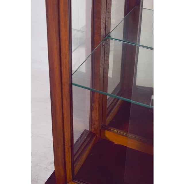 1920s Art Deco Showcase in Walnut, 1930s For Sale - Image 5 of 11
