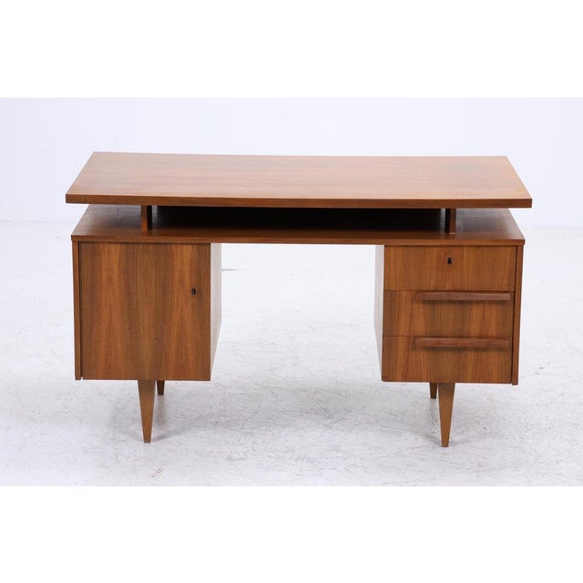 Mid-Century Wooden Desk, 1960s For Sale - Image 16 of 16
