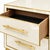 Italian Ivory Murano Glass Bedside Cabinets on Brass Plinth from Justfurnituress SRL, Set of 2 For Sale - Image 6 of 9