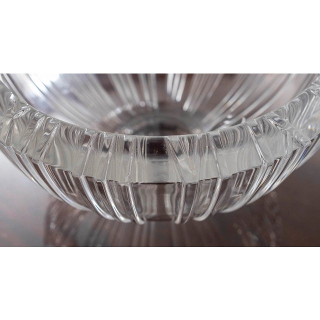 Tiffany and Co. 1960s Tiffany & Co Modern Style Cut Crystal Bowl For Sale - Image 4 of 15