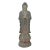 Vintage Rustic Wood Anjali Mudra Standing Buddha Amitabha Shakyamuni Statue For Sale