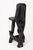 Black Sculptural Bar Chair in Wood by Logniture For Sale - Image 8 of 16