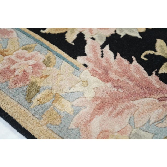 Savonnerie Runner 2'6'' X 10'0" For Sale - Image 4 of 10