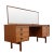 1960s Mid Century Modern Vintage Teak Vanity Desk Dresser by Bath Cabinets For Sale