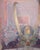 Gate Keeper by Elena Burykina | Oil on panel Still life featuring a decorative object and textiles. For Sale