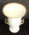 Large Amphora Vase in White Porcelain with Gold Rim and Double Handle from Fürstenberg, 1970s For Sale - Image 4 of 7