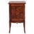 Bedside Table in Dark Wood with Brass Mounts and Tapered Legs, 1940s For Sale - Image 12 of 12