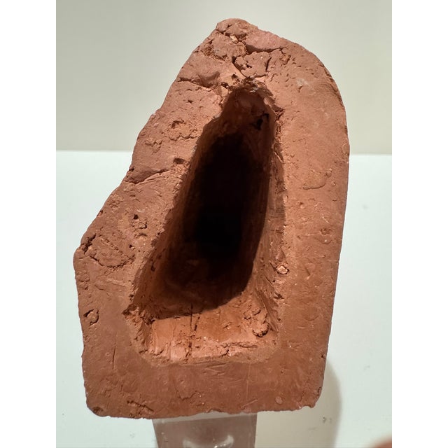 Mid 20th Century Larry Mohr Abstract Carved Terracotta Figural Sculpture Signed For Sale - Image 11 of 11