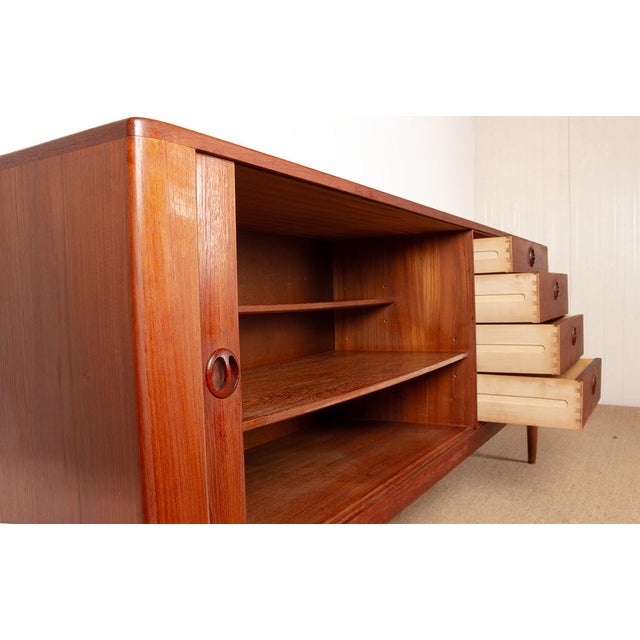 Danish Teak Model 42 Sideboard by Harry Østergaard for Randers Møbelfabrik, 1960 For Sale - Image 14 of 18