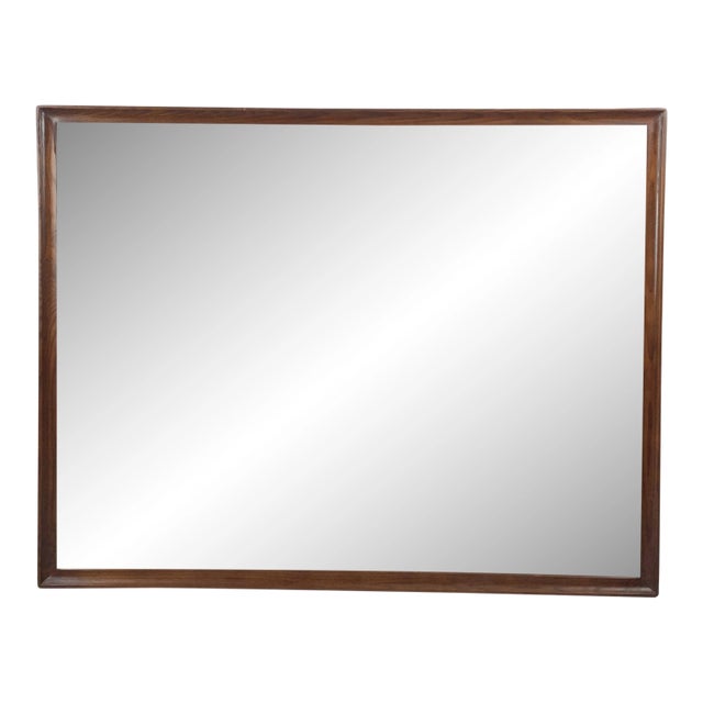 Mid Century Modern Long Rectangular Mountable Wall Mirror Dresser Mirror For Sale
